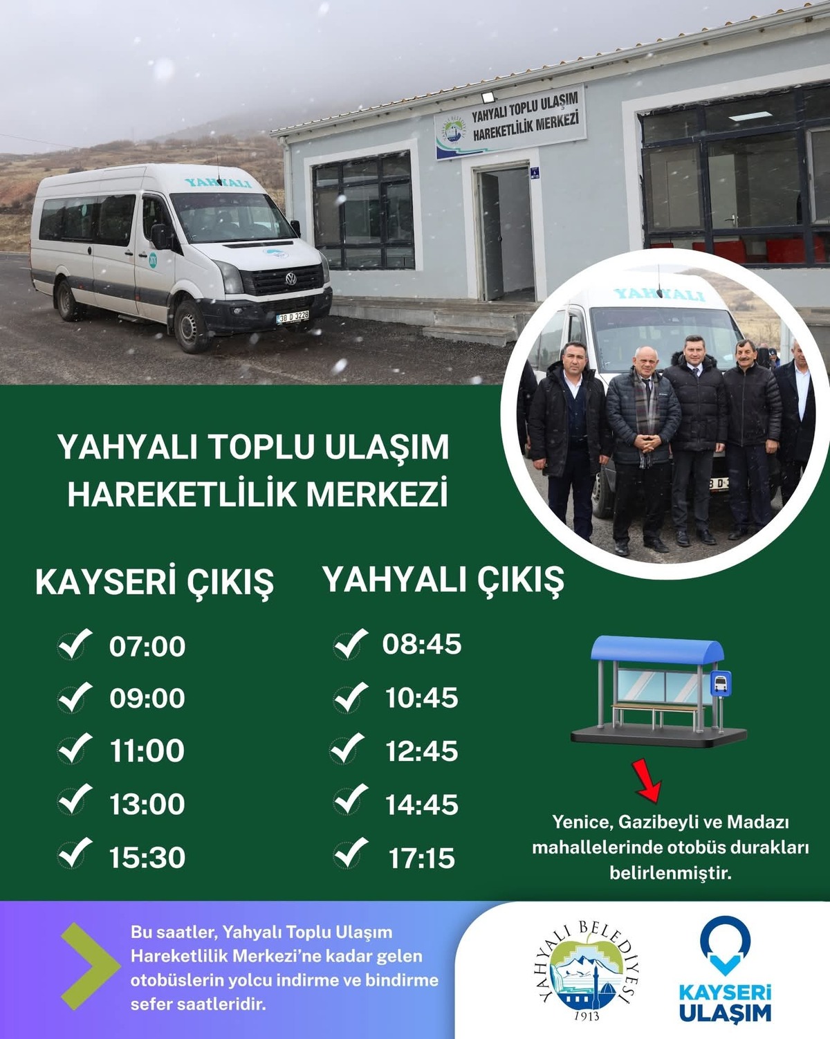 yahyalı ulaşımında yeni dönem