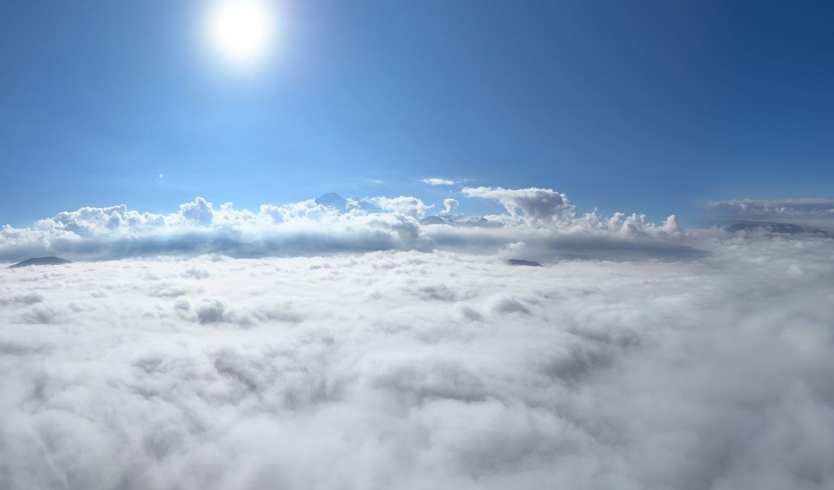 Kayseri’de Sis Bulutlarının Üzerinden Muhteşem Görüntüler (3)