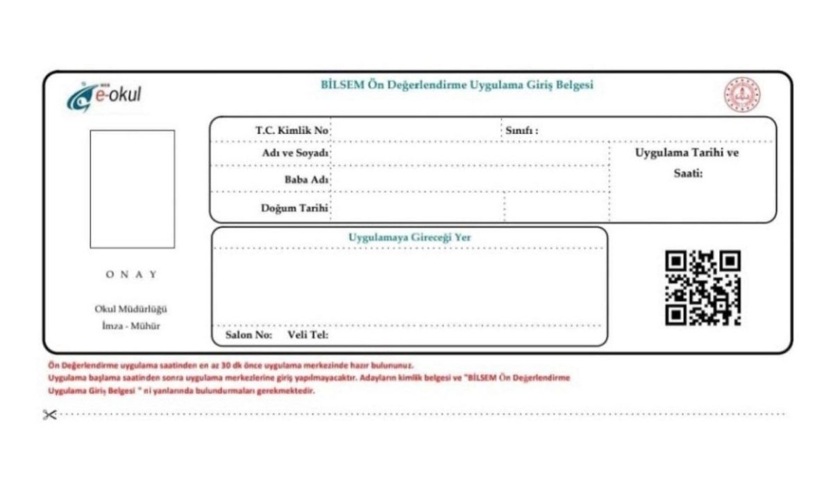 Meb Bi̇lsem Giriş Belgelerini Açıkladı (1)