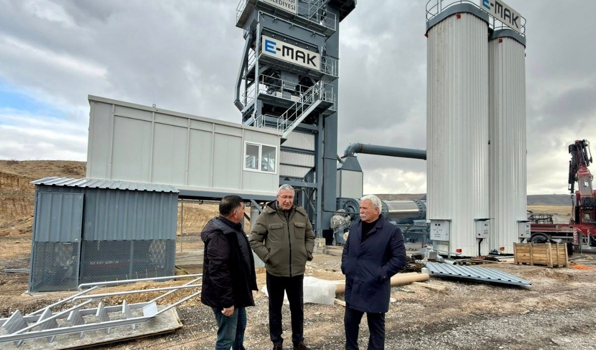 Pınarbaşı’nda Asfalt Plenti Tamamlanma Aşamasında (3)