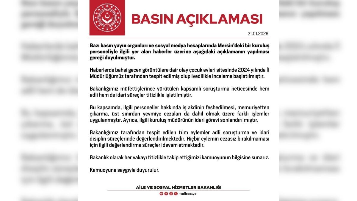 Çocuk Evi Skandalında Yeni Gelişme Bakanlıktan Açıklama Geldi (3)