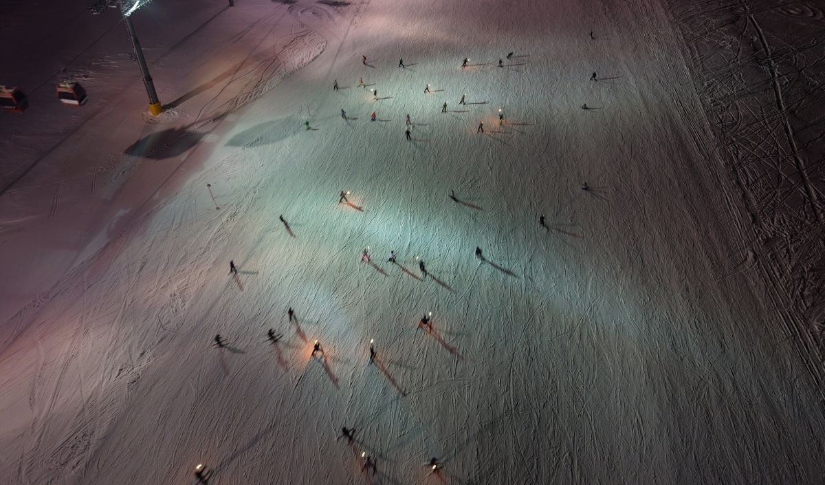 Erciyes Dağı Gece Kayağı (1)