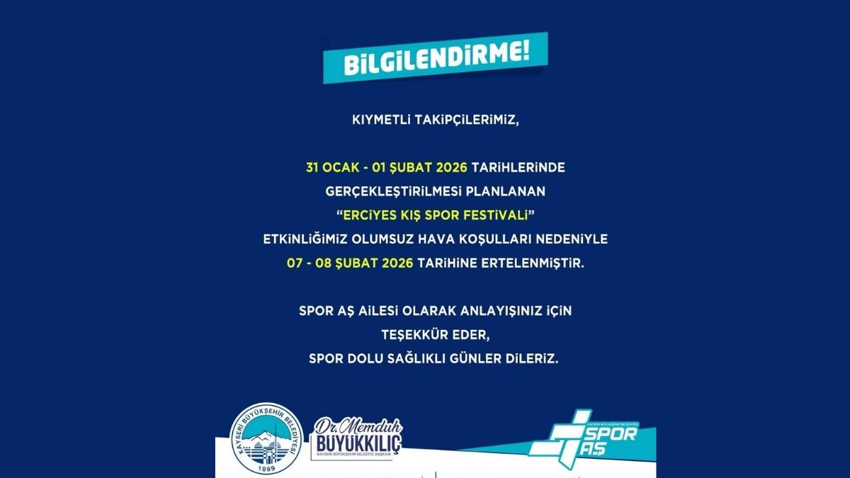 Erciyes Spor Festivali Ertelendi (3)