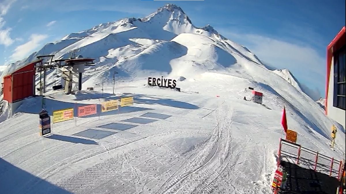 Erciyes'e Kar Yağacak Mı Kar Kalınlığı Kritik Seviyelerde! (3)