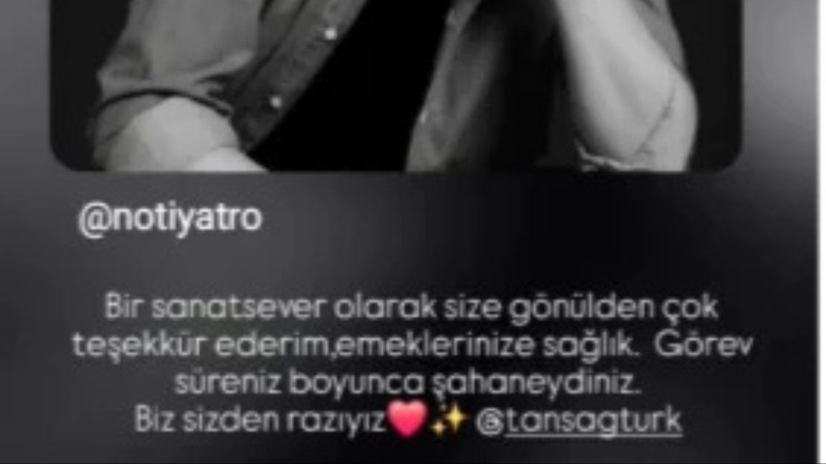 Görevden Alınan Tan Sağtürk’ün Yeni Görevi Belli Oldu!4