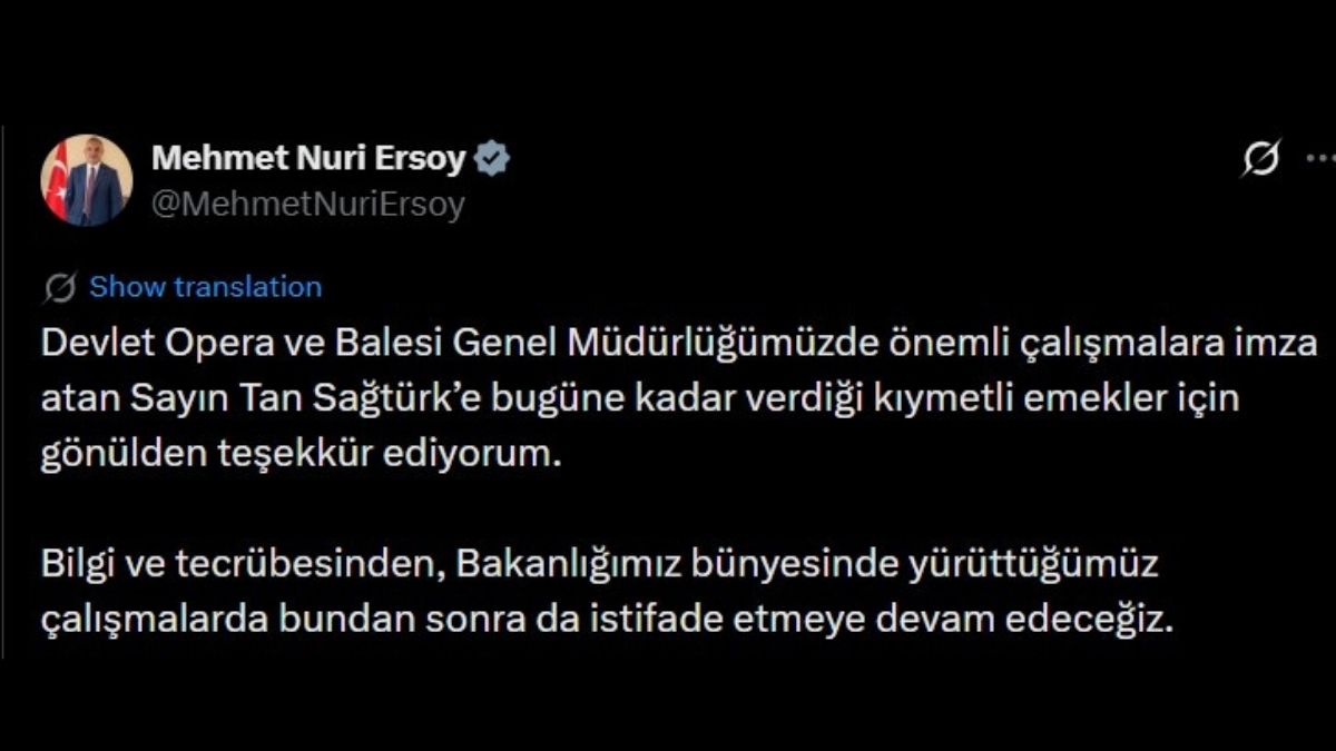 Görevden Alınan Tan Sağtürk’ün Yeni Görevi Belli Oldu!98