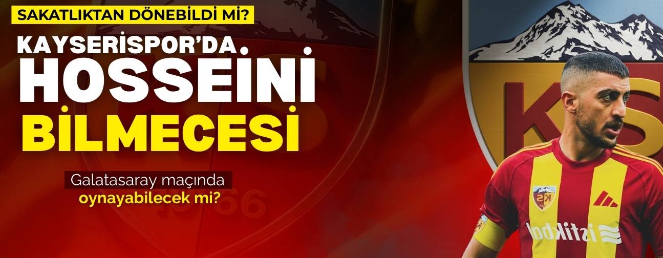 Kayserispor’da Majd Hosseini bilmecesi! Galatasaray maçında oynayacak mı?