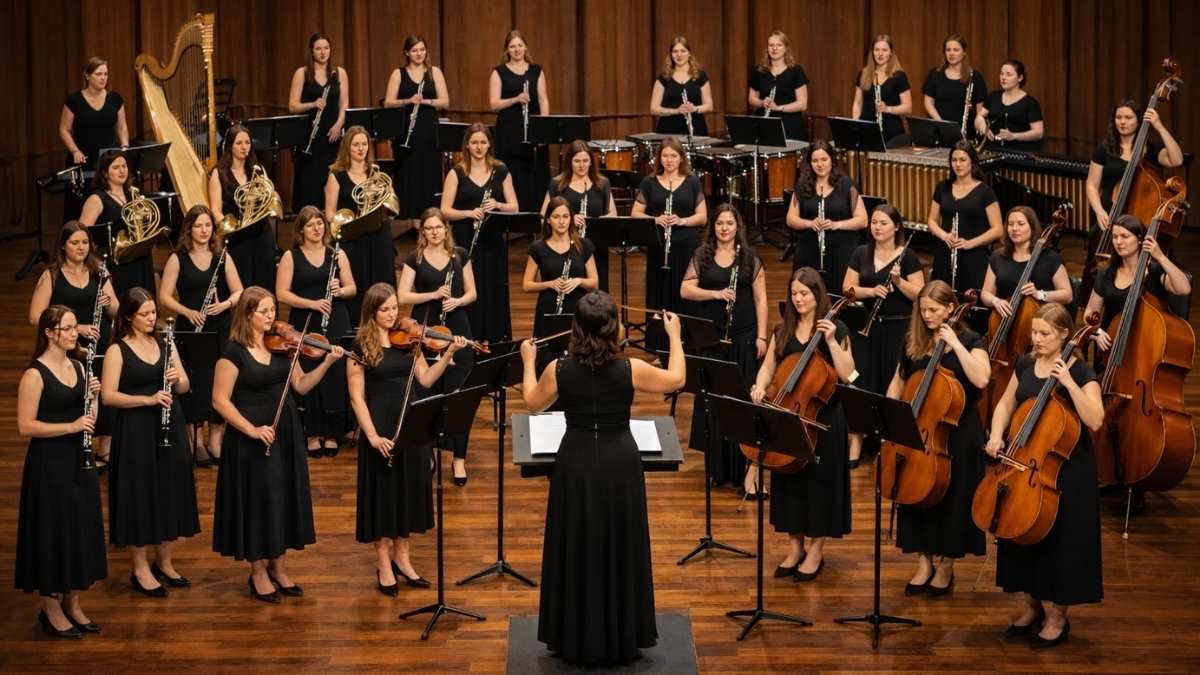 Kadın Orkestrası Kayseri'ye Geliyor Sahne Sadece Kadınların Olacak!3