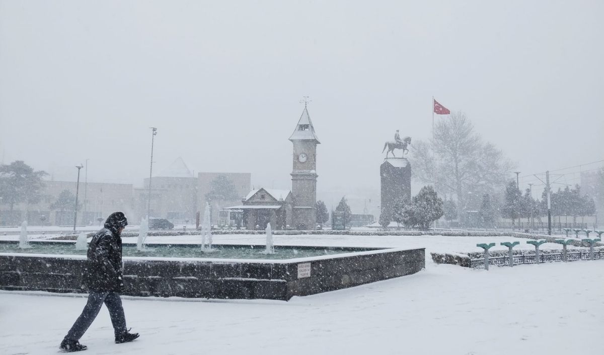 Kayseri, 2026 Yılının Ilk Gününe Karla Uyandı (1)