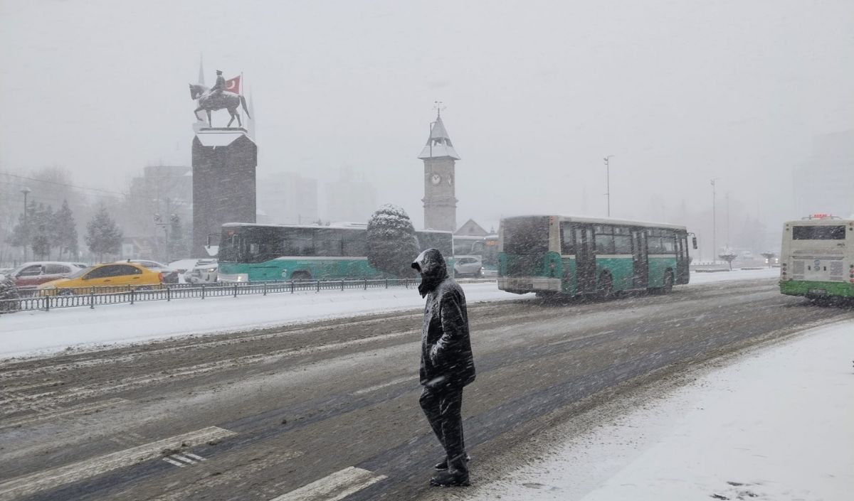 Kayseri, 2026 Yılının Ilk Gününe Karla Uyandı (5)