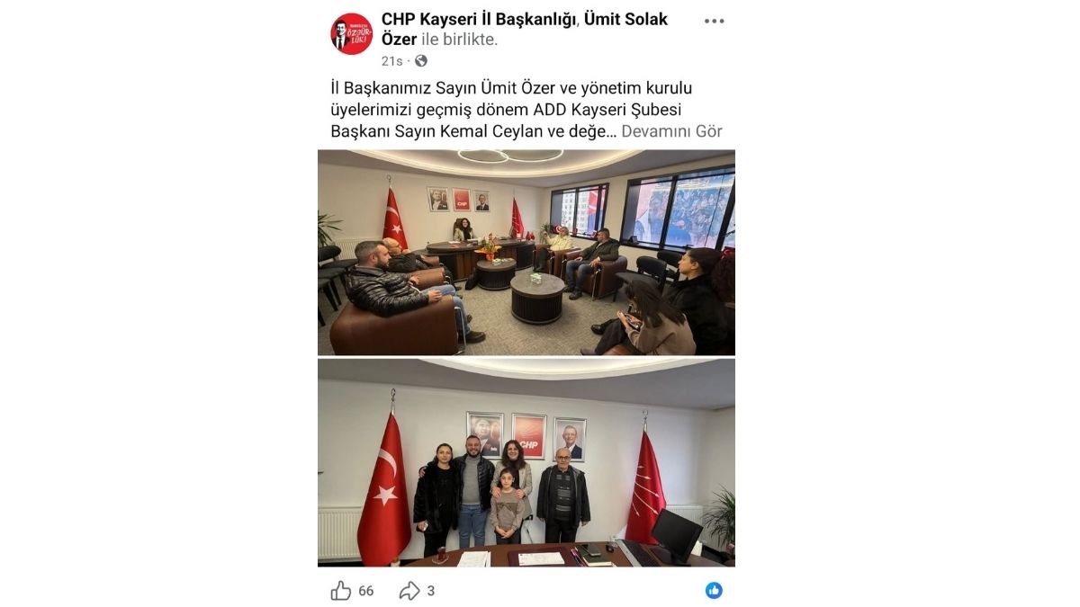 Kayseri Chp Cephesinde Neler Oluyor Sosyal Medya Hesabı Yorumlara Kapatıldı!
