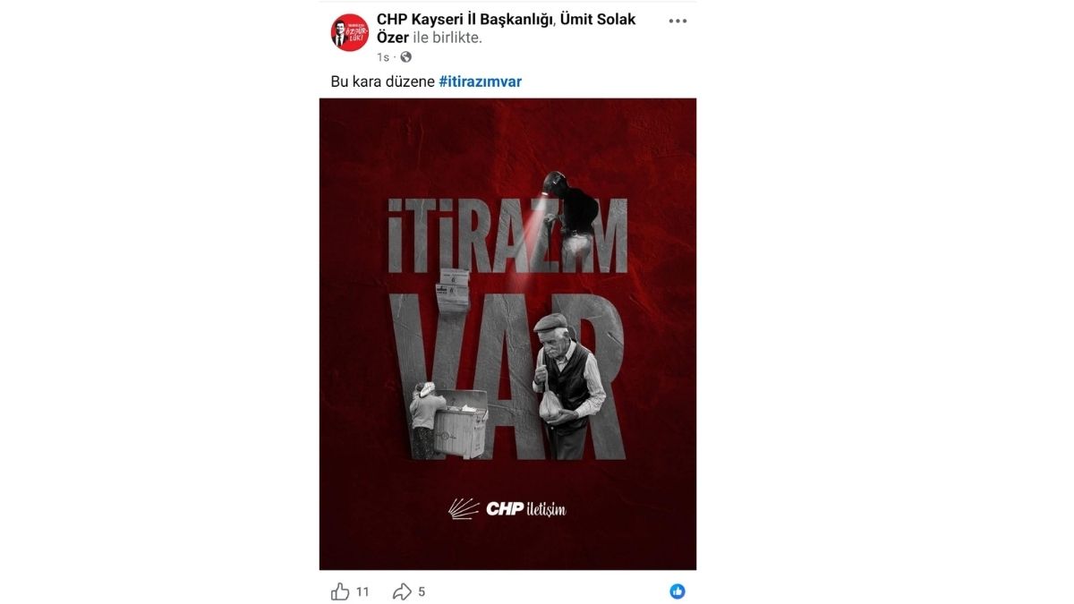 Kayseri Chp Cephesinde Neler Oluyor Sosyal Medya Hesabı Yorumlara Kapatıldı!2