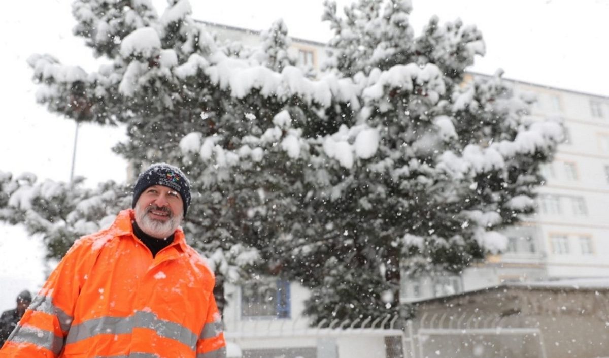 Kayseri Kocasinan’da Karla Mücadele 24 Saat Sürüyor (3)