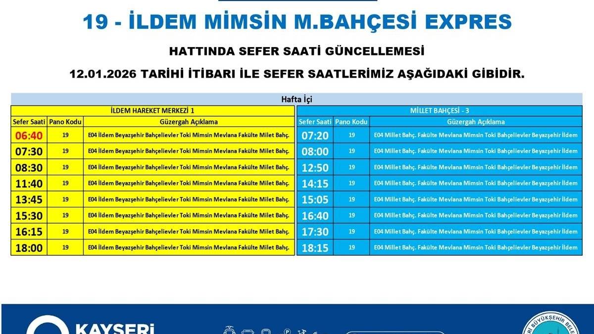 Kayseri'de Otobüs Seferlerine Düzenleme Geldi (4)