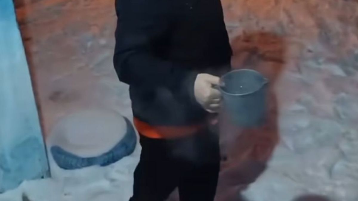 Kayserili Vatandaşın Deneyi Sosyal Medyada Olay Oldu Dondurucu Soğuk Gündemde!3