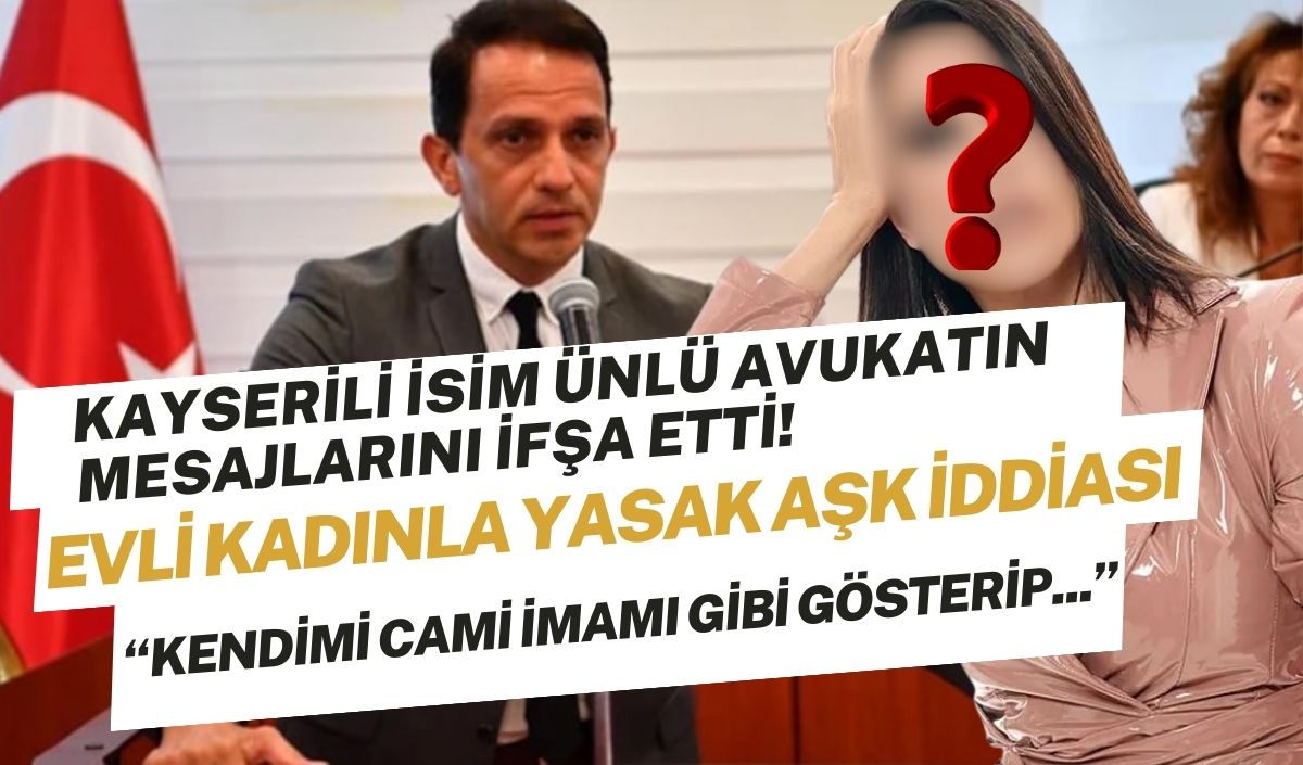 Kayserili ünlü Mücahit Birinci’nin mesajlarını ifşa edince ortalık karıştı! Evli kadınla yasak aşk iddiası!