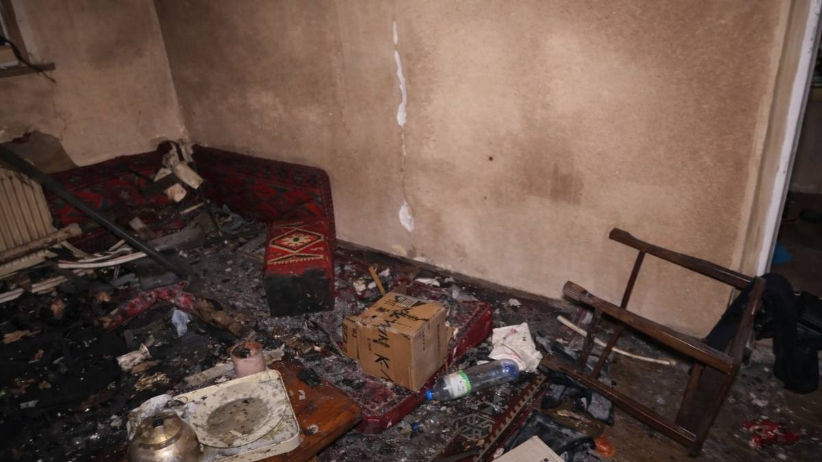 Nevşehir'de Tüp Doldurmaya Çalışırken Evi Yaktı!2