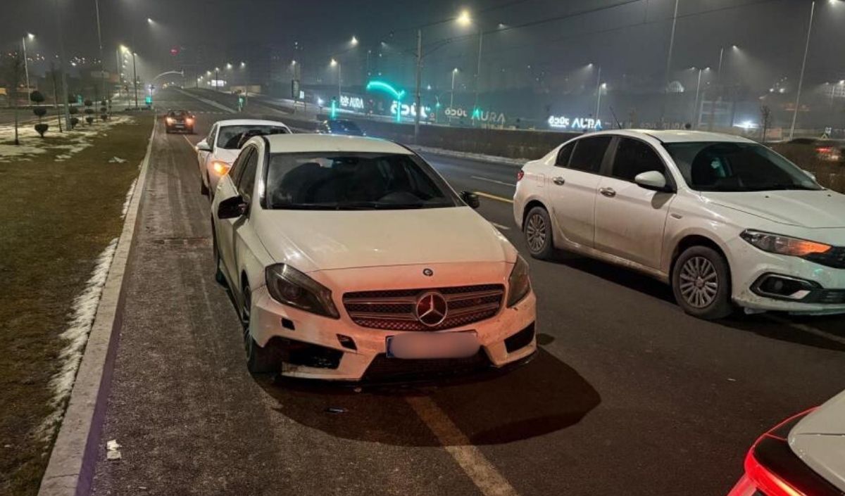 Polise Çarpıp Kaçtı (3)