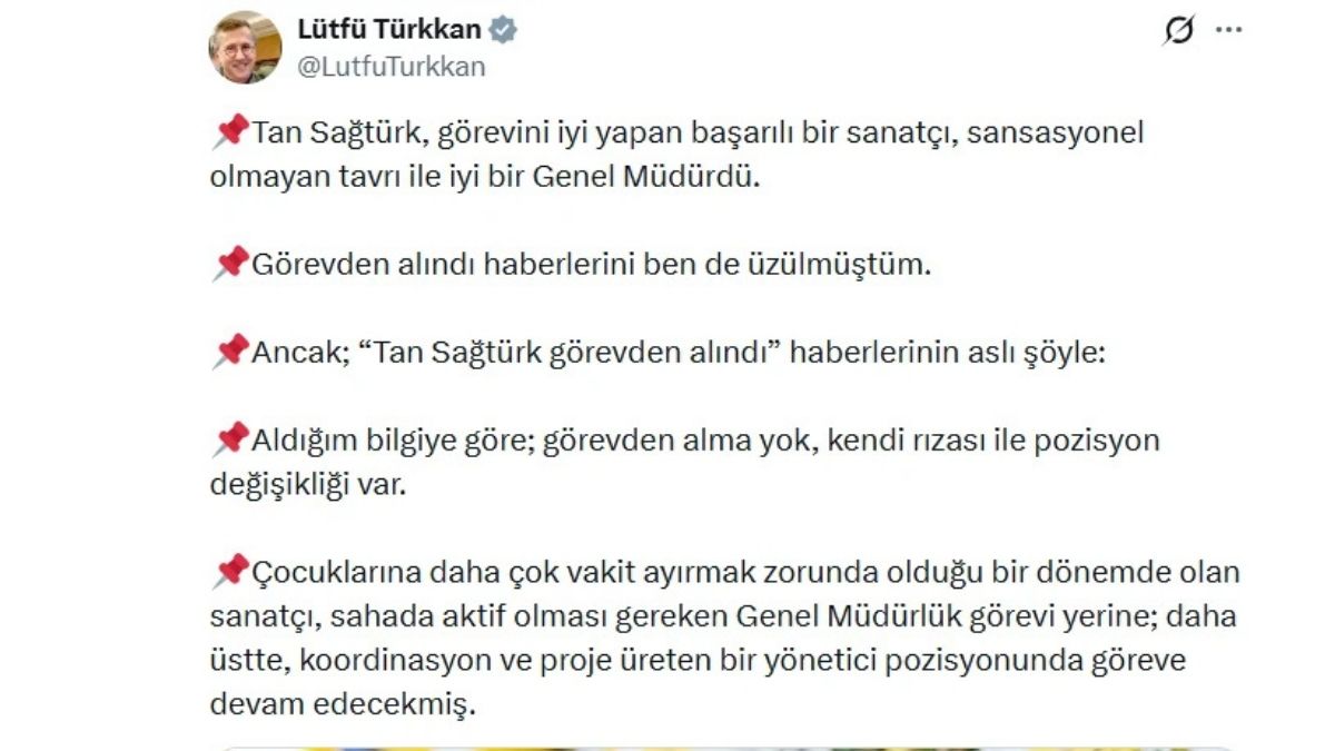 Tan Sağtürk’ün Görev Değişikliğinin Perde Arkası Ortaya Çıktı!
