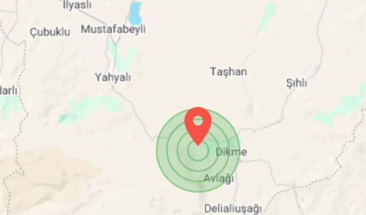 Kayseri yahyalı deprem