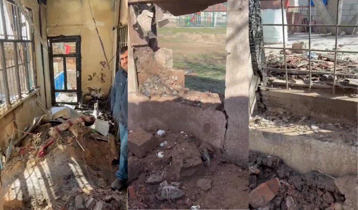 Kayseri Felahiye’de Yangın Mağduru Aileye Destek (1)