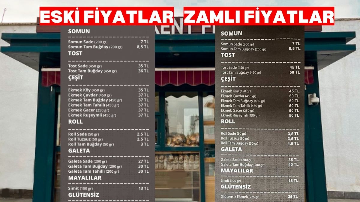 Kayseri’de Kent Ekmek Fiyatlarına Zam Geldi! (1)