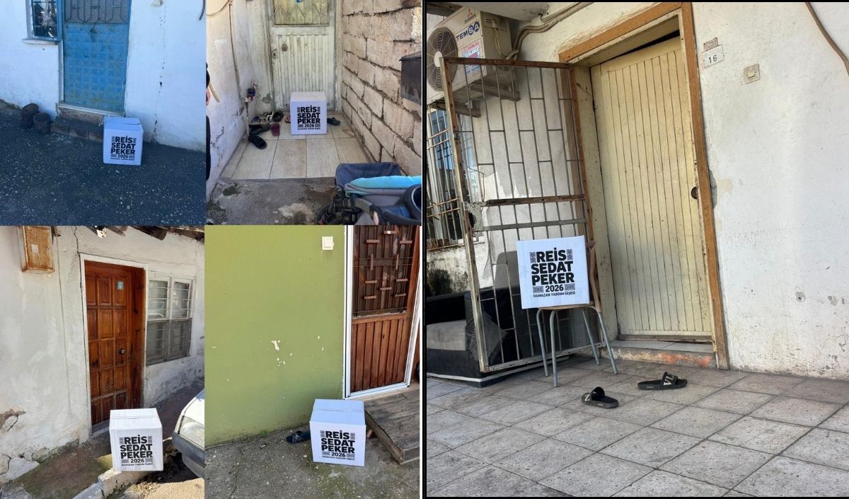 Sedat Peker Ramazan Kolileri Dağıtılıyor (2)