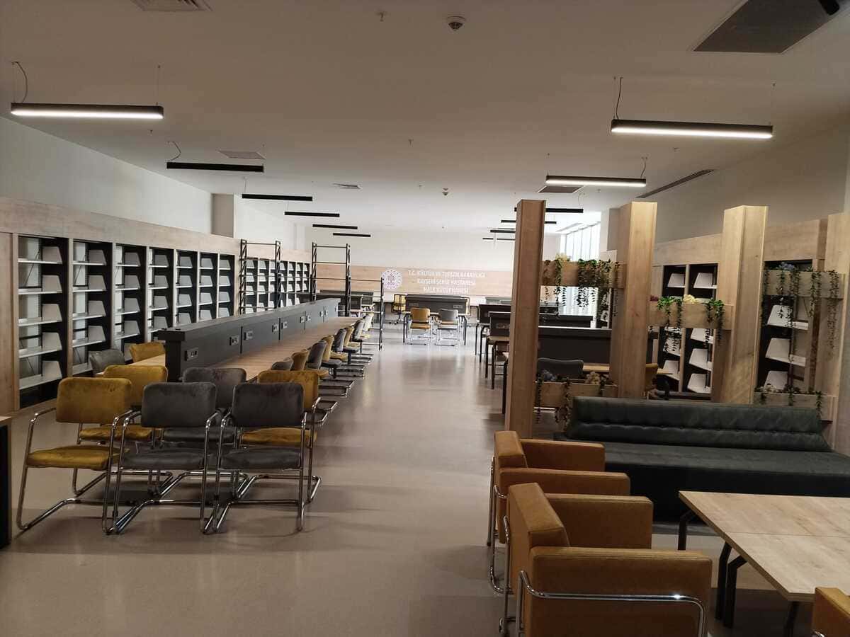 kayseri şehir hastanesi kütüphane